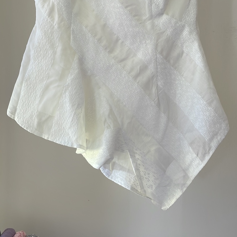 🤍BNWT✨ KEEPSAKE asymmetrical WHITE strap top - Picture 7 of 14